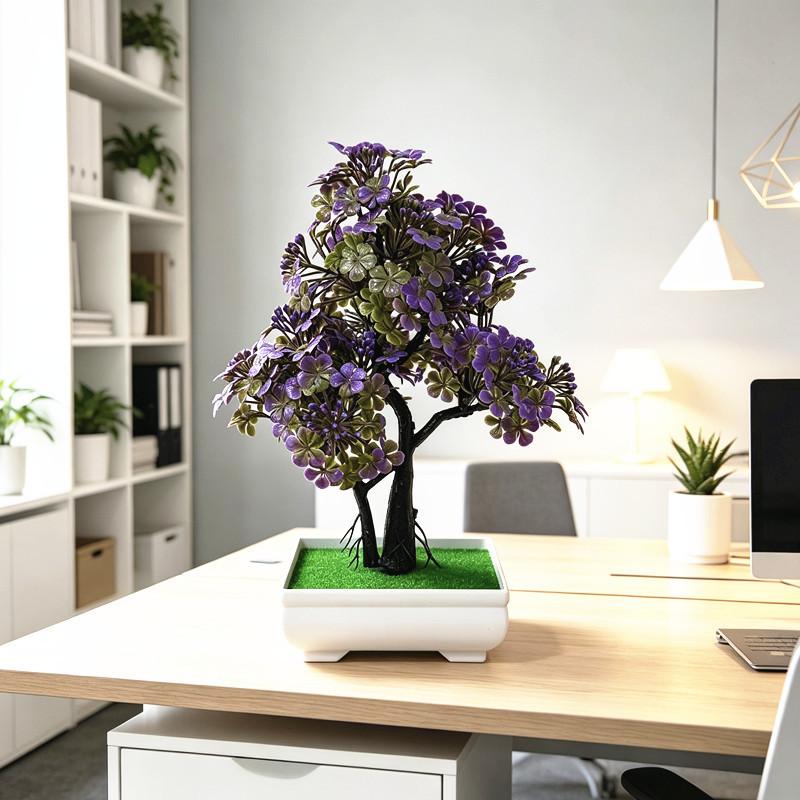 Artificial Plant Indoor Decor With Low Maintenance Plastic Greenery For Home And Office