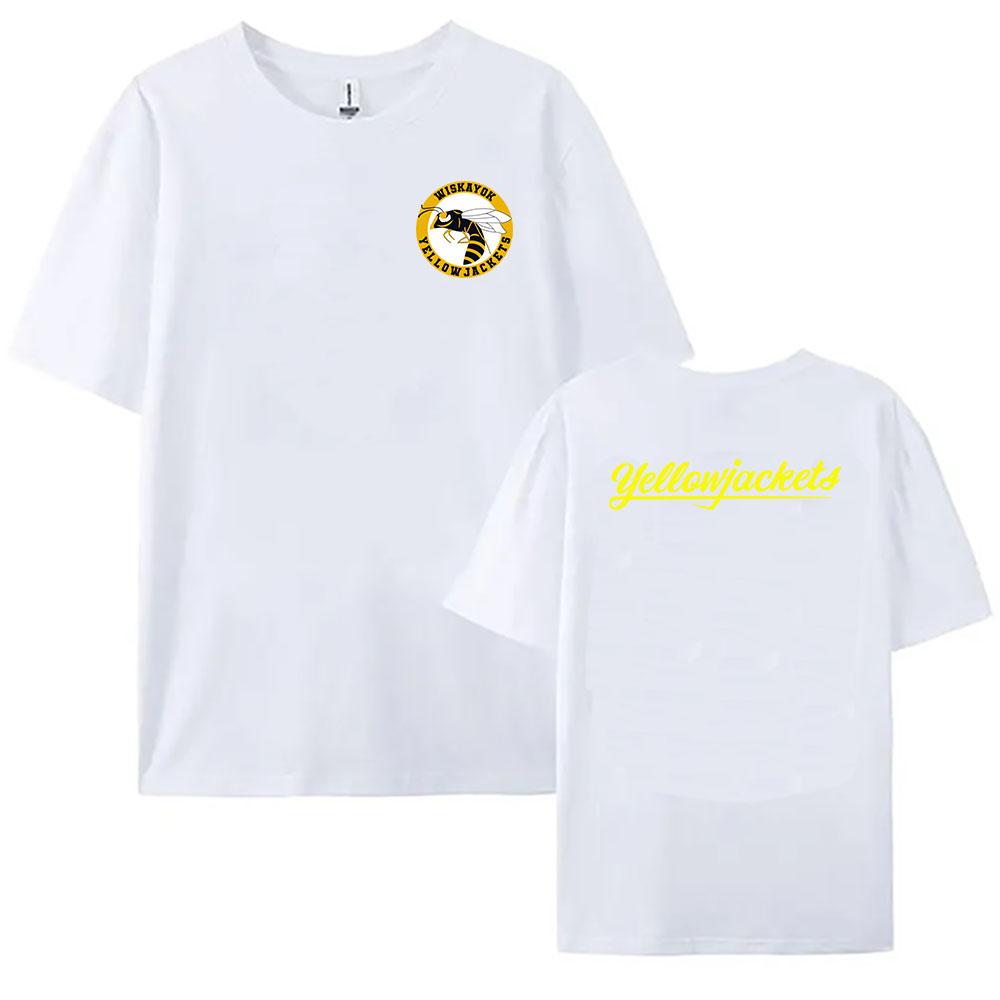 Serial telewizyjny Yellowjackets Sezon 3 Nadruk T-shirt Wysokiej jakości bawełna Dekolt okrągły T-shirty Odzież damska T-shirty graficzne Letnie topy