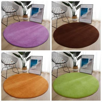 Soft Plush Living Room Rugs Non Slip Furry Carpet Round Carpet  For Living Room Home Decor Bedroom