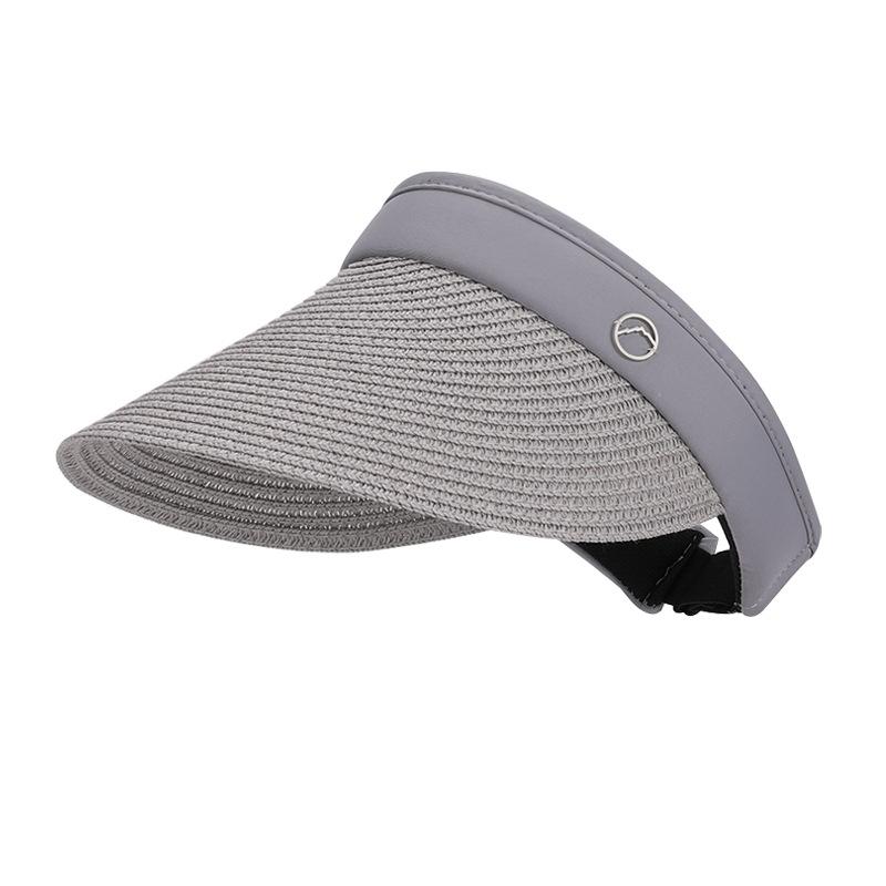 Summer Sunshade Sunscreen Hat Cool Straw Hat Children's Outdoor Big-brimmed Straw Hat Versatile Fashion Streamer Empty Top Hat