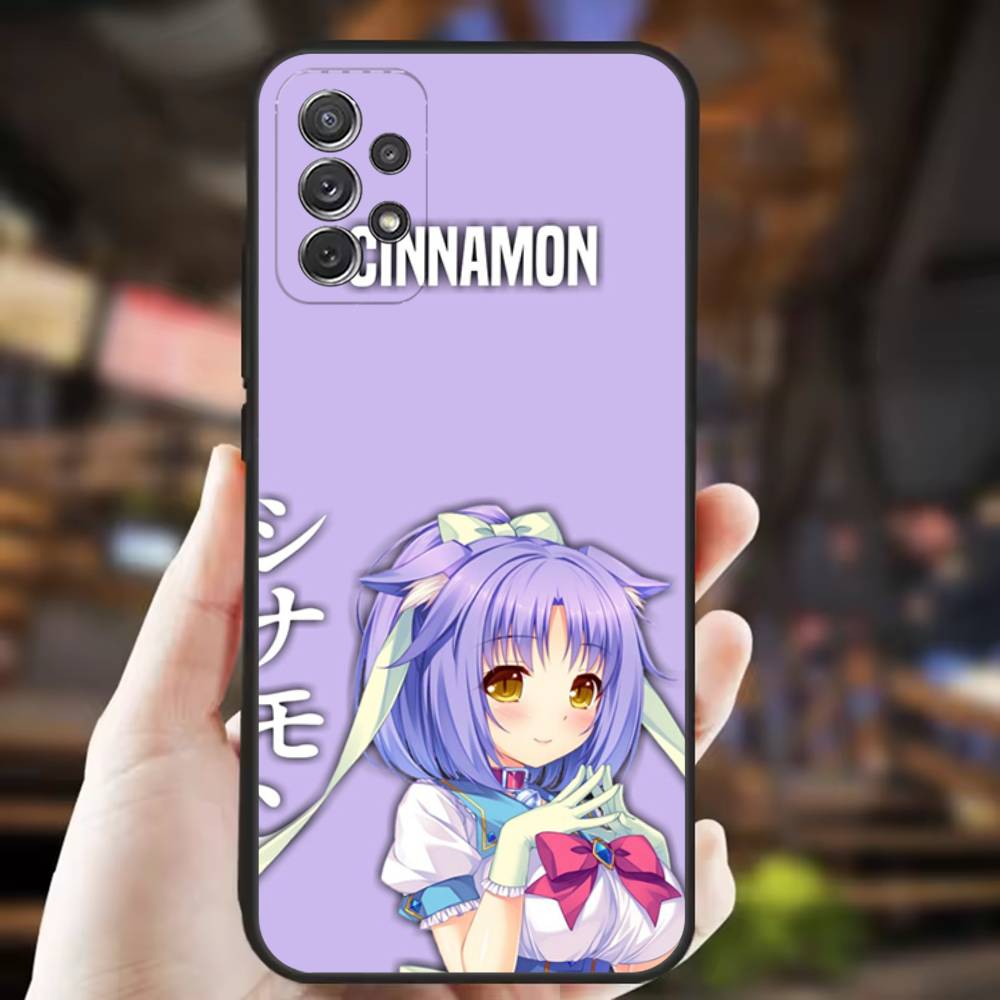 Game N-Nekopara Cute For Samsung S 25,24,23,22,30,21,10,9,Ultra,Plus,Lite,FE,4,5G Black Soft Case Phone Case