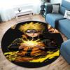 Naruto Power Up Round Area Rug Carpet Rug For Living Room Bedroom Sofa Playroom Decor Nonslip Floor Mat