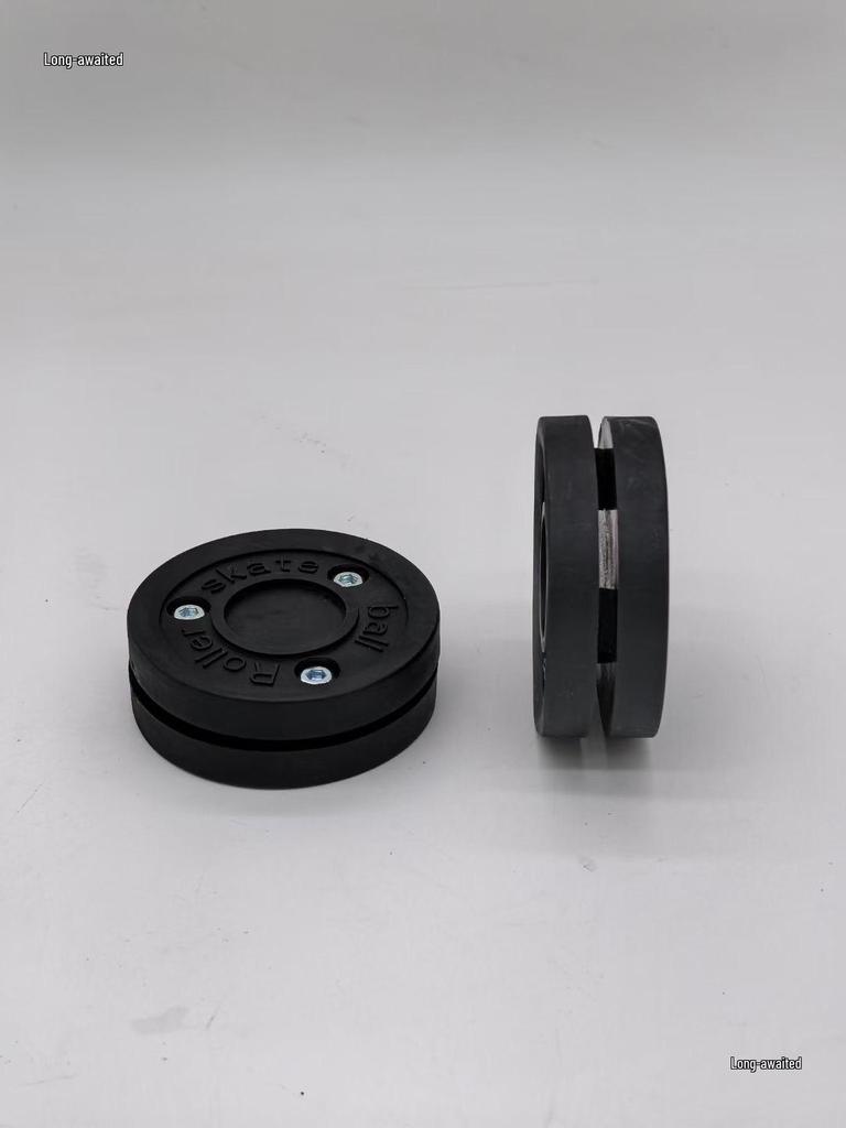 Ice Hockey Dual-Layer Training Ball for Roller and Field Games