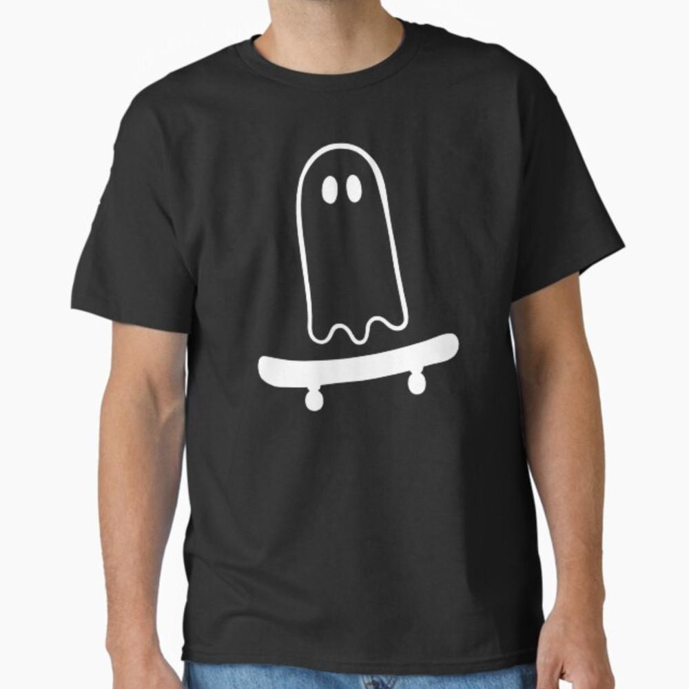 Ghost On Skateboard Funny Retro Halloween Costume Boys Kids T-Shirt Unisex T-Shirt XXXXL
