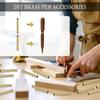 A25F-20Pcs 7Mm Slim Pen Pen Transfer Brass Pen Replacement Accessories For DIY Pen Making Office Supplies Friends Gifts