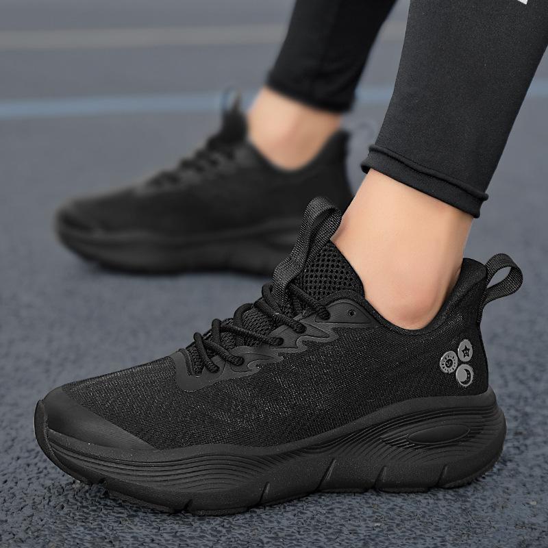 Running shoes four seasons high quality cool running light shock absorption breathable jogging shoes soft sole comfortable sports
