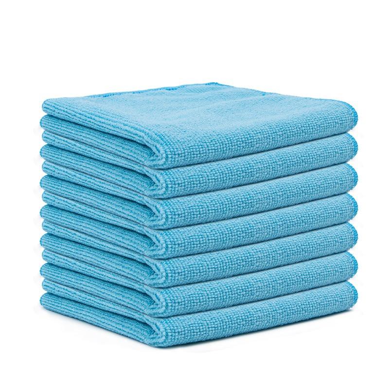 5Pcs 30x30cm Square Water Absorbing Kitchen Dishwashing Towels Household Car Cleaning Cloth Multifunctional Rag