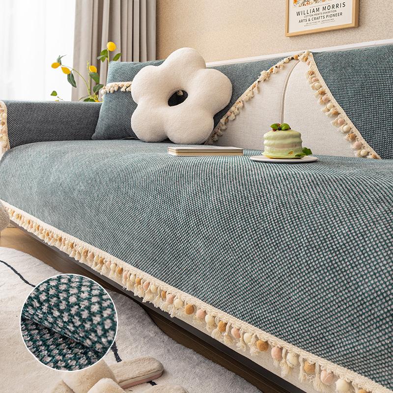 Sofa Cushion All-Season Universal Seat Cushion Sofa Cover 2024 New Simple Modern Cover Towel Cushion
