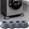 4pcs Universal Fixed Non-slip Pad Anti-vibration Feet Pads Washing Machine Rubber Mat Anti-vibration Pad Dryer Refrigerator Base
