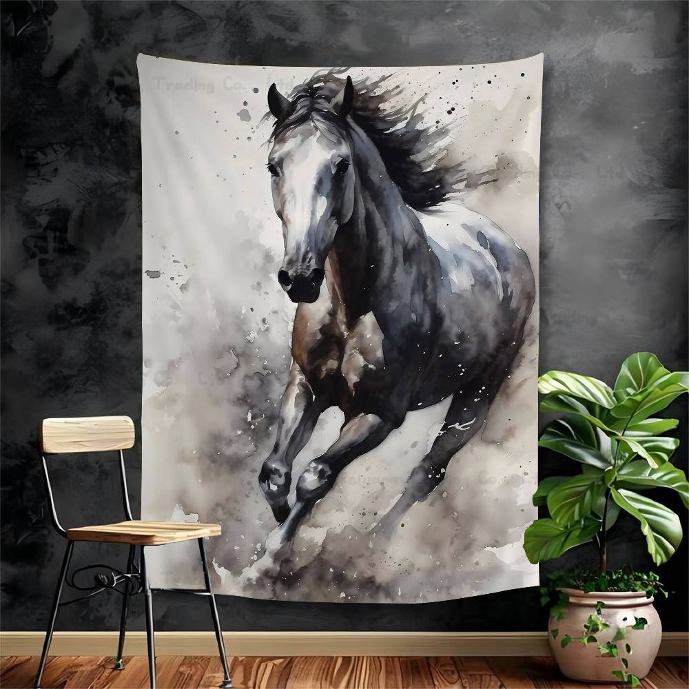 

Modern Minimalist Animal Horse Hippie Wall Hanging Tapestries For Living Room Home Dorm Decor Art Home Decor 74x94cm(29x37in)