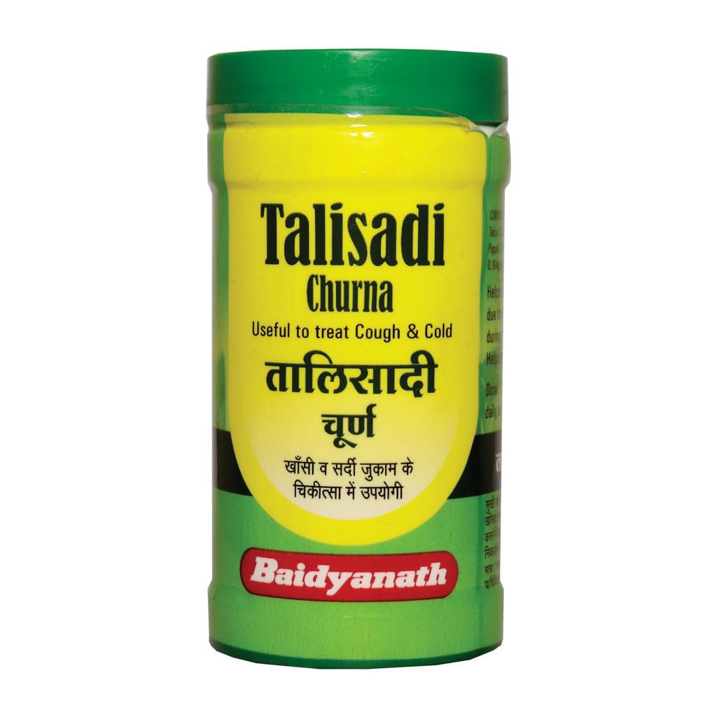 Baidyanath Talishadi Churna 60gm X Pack of 2 Ayurvedic Herbal Powder for Cough Relief and Respiratory Support