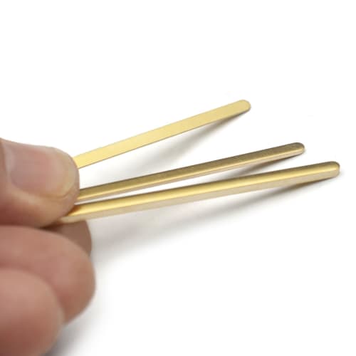 MAXCHEER 3-Piece Brass Saddle/Nut Height Adjustment Shim with Durable Gasket, 72x2.8mm, 3 Thicknesses: 0.5/1.0/2.0mm, Luthier Tool