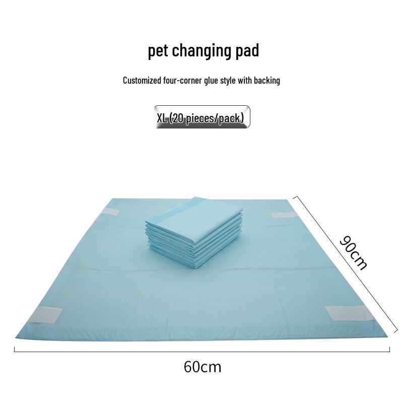 Non-Slip Adhesive Dog Pee Pads - Leak-Proof Disposable Pet Urine Isolation Pads