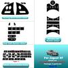 Black Epoxy Button Sticker for Jaguar XF X250 XK XKR XJ XJL Car Interior Refinishing Trim Cover for Dashboard Center Console