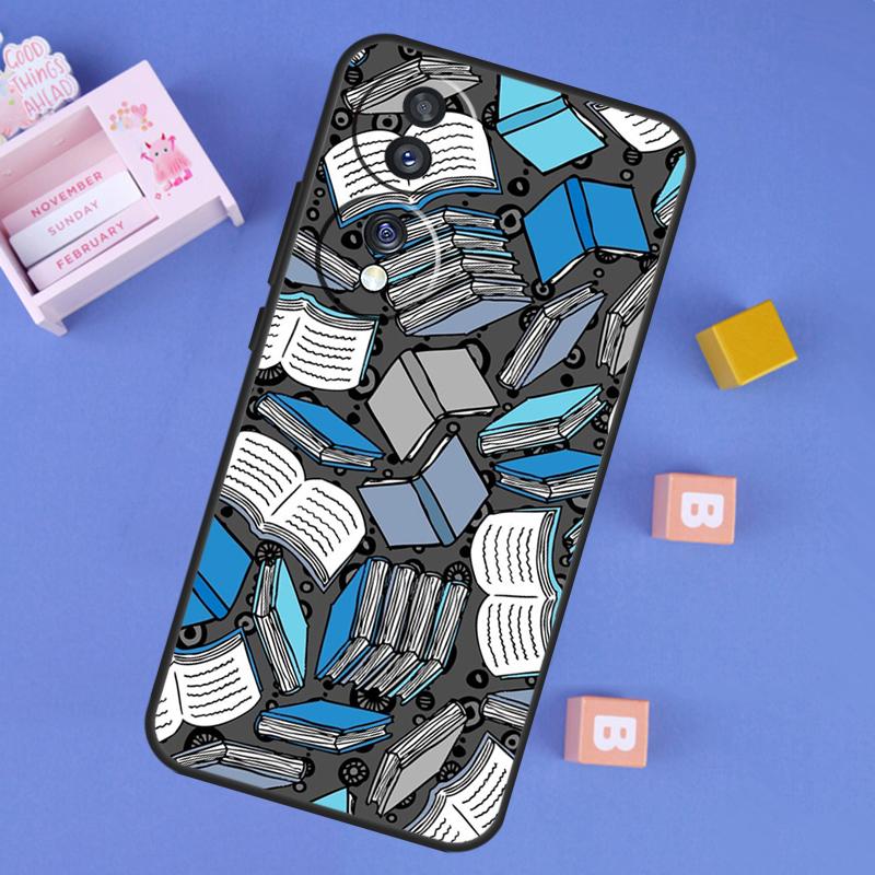 Library In Wonderland Case For Honor X9b X8b X7 X8 X9 X6a X7a X8a X9a Cover For Honor Magic 5 6 Pro 50 70 90 Lite