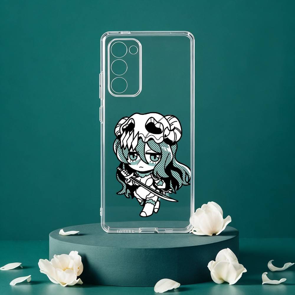

BleachS N-Nelliel-s Anime Phone Case For Samsung Galaxy S24 S25 S23 S22 S21 Plus S24 S25 Transparent Cover Case Samsung S20plus5G