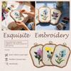Hot-selling! DIY 3D Embroidery Craft Beginner Kit: Fabric Embroidery Material Kit With Octagonal Hoop