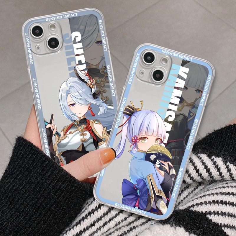 Genshin Impact Klare Hülle für Apple iPhone 11 14 13 12 Pro 7 8 Plus XR X XS Max 6 6S 14Pro Silikon Handyhülle
