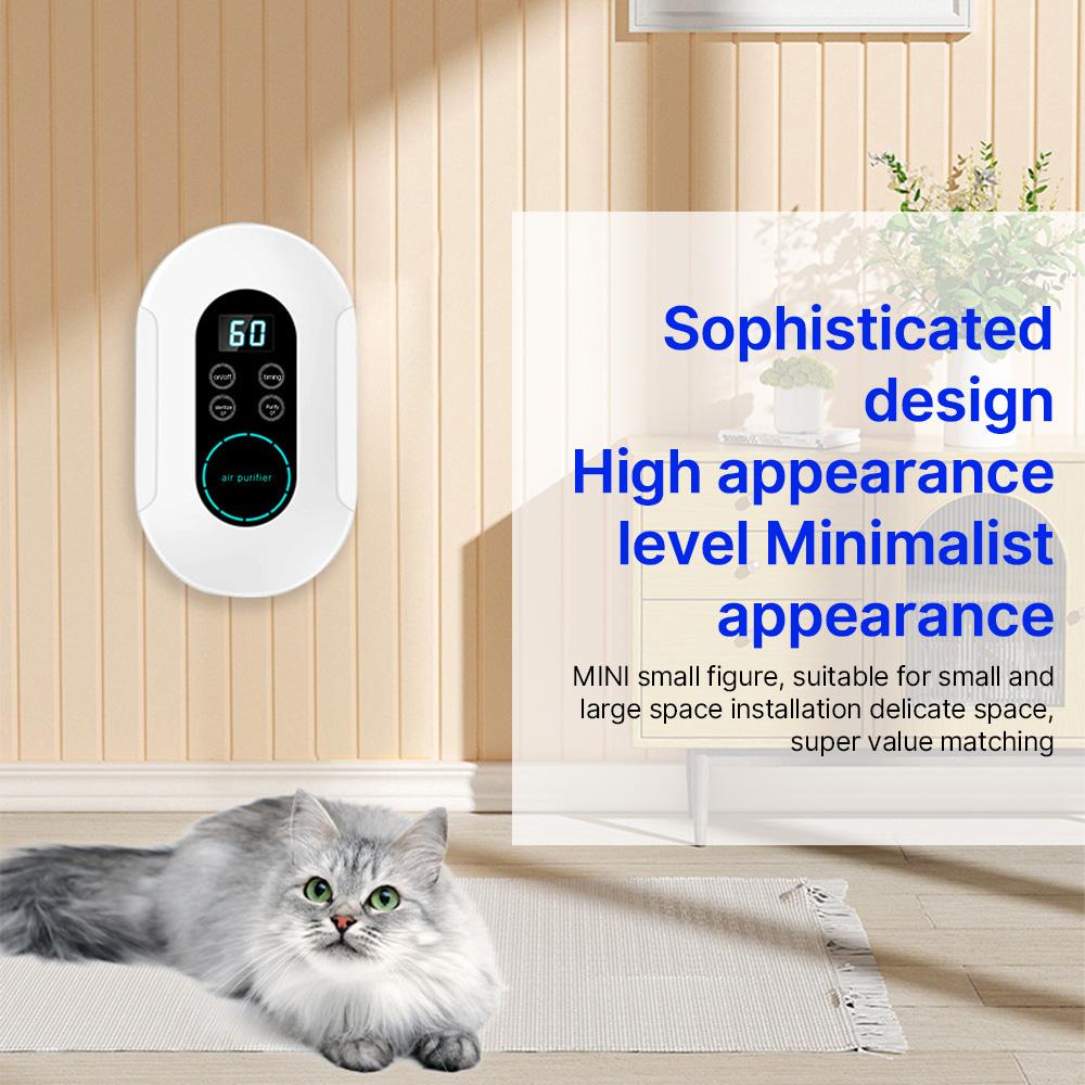 2-IN-1 Air Purifier and Ozone Sterilizer for Home with Timer Digital Touch Screen APP Control