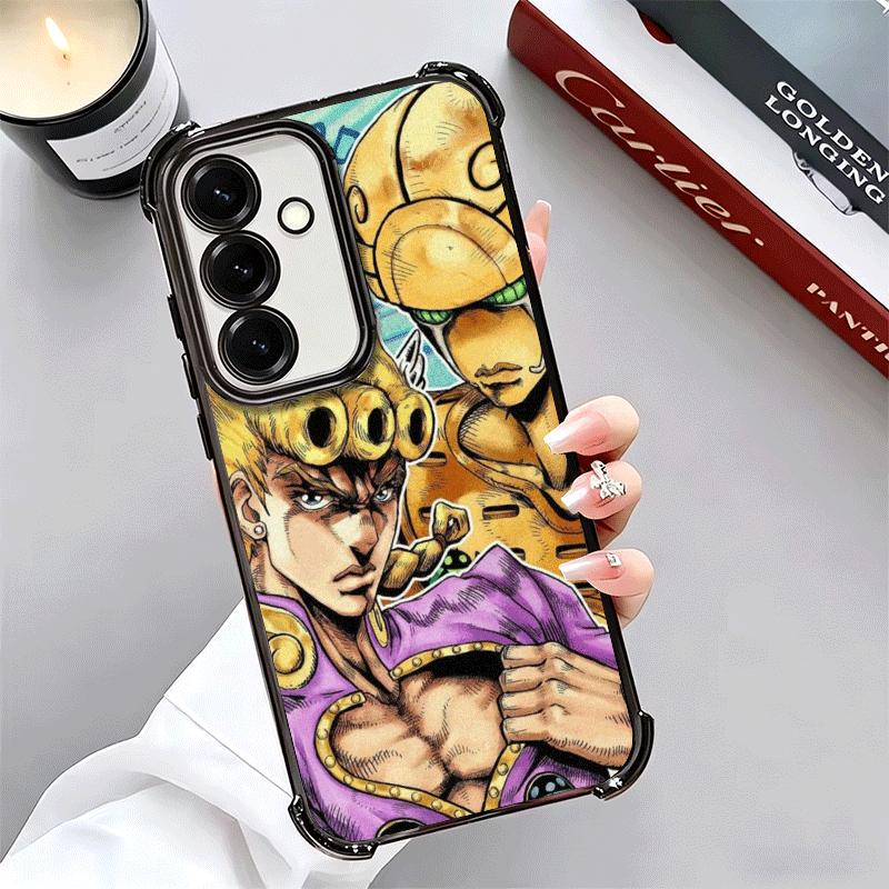 JoJo Adventure Giorno Giovanna Soft Phone Case For Samsung A17 A27 A07 A37 A57 A16 A56 A15 A55 A14 A54 A13 A53 A26 A36 A25 A35 A