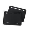 1Pcs Car License Plate Hollow Solid Double-Layer Motorcycle License Plate Frame Carbon Grain Resin License Plate Frame