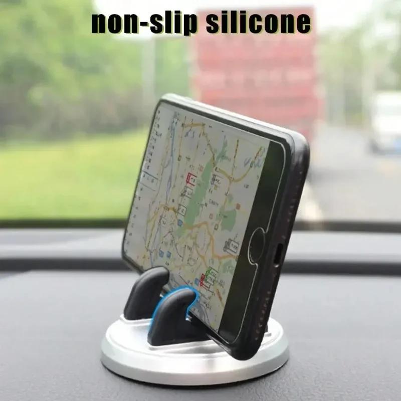 1Pcs 360 Degree Rotating Car Phone Holder Dashboard Holder with Anti-slip Pad for iPhone Samsung Xiaomi Huawei Car Accessories