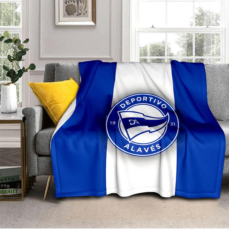Deportivo FC Printed Throws Blanket Soft Flannel Blankets for Couch Bed Gifts for Men Women Picnic blanket Christmas gifts