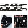 For Infiniti JX35 QX60 2012-2018 Interior Central Control Panel Door Handle Carbon Fiber Stickers Decals Car styling Accessorie