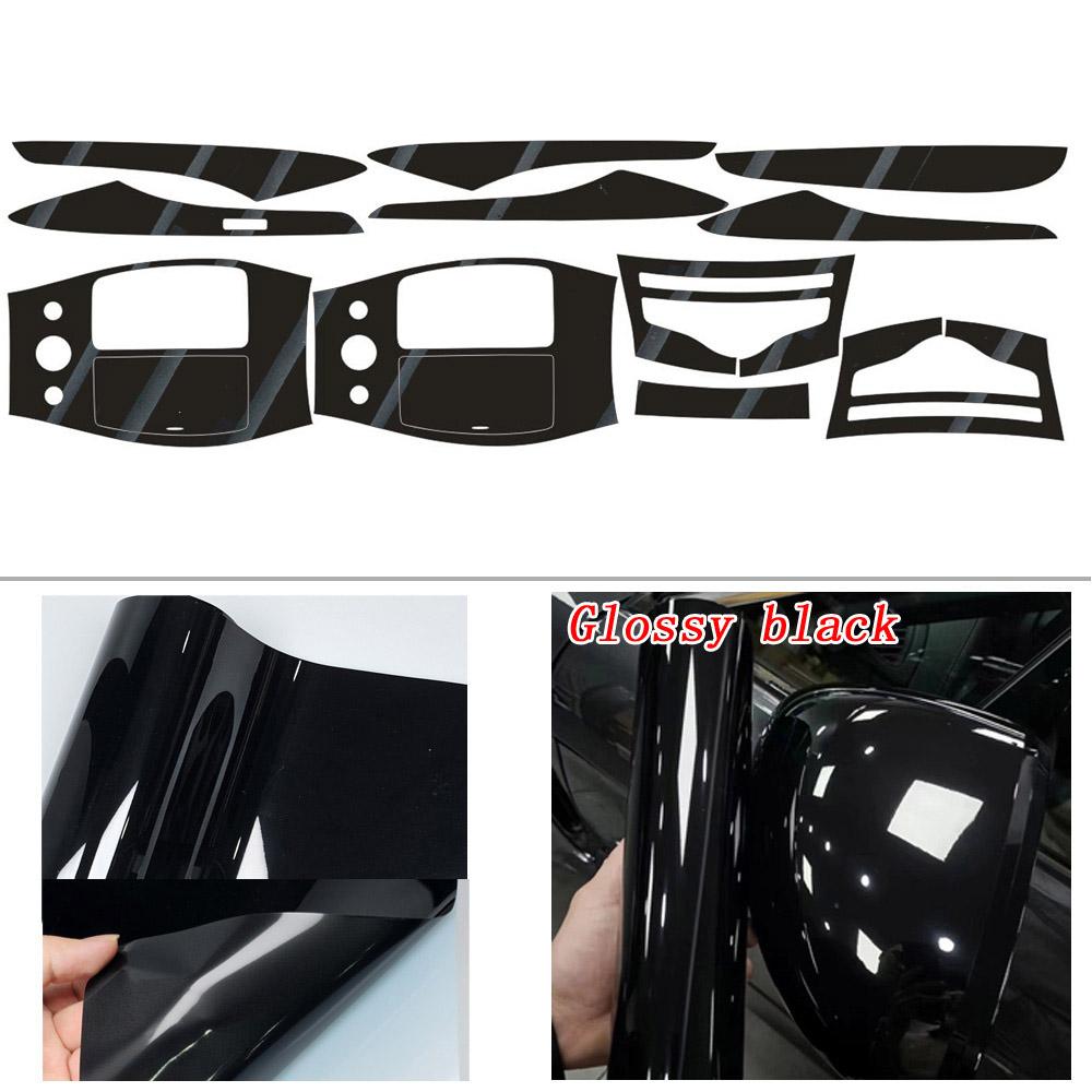 For Infiniti JX35 QX60 2012-2018 Interior Central Control Panel Door Handle Carbon Fiber Stickers Decals Car styling Accessorie