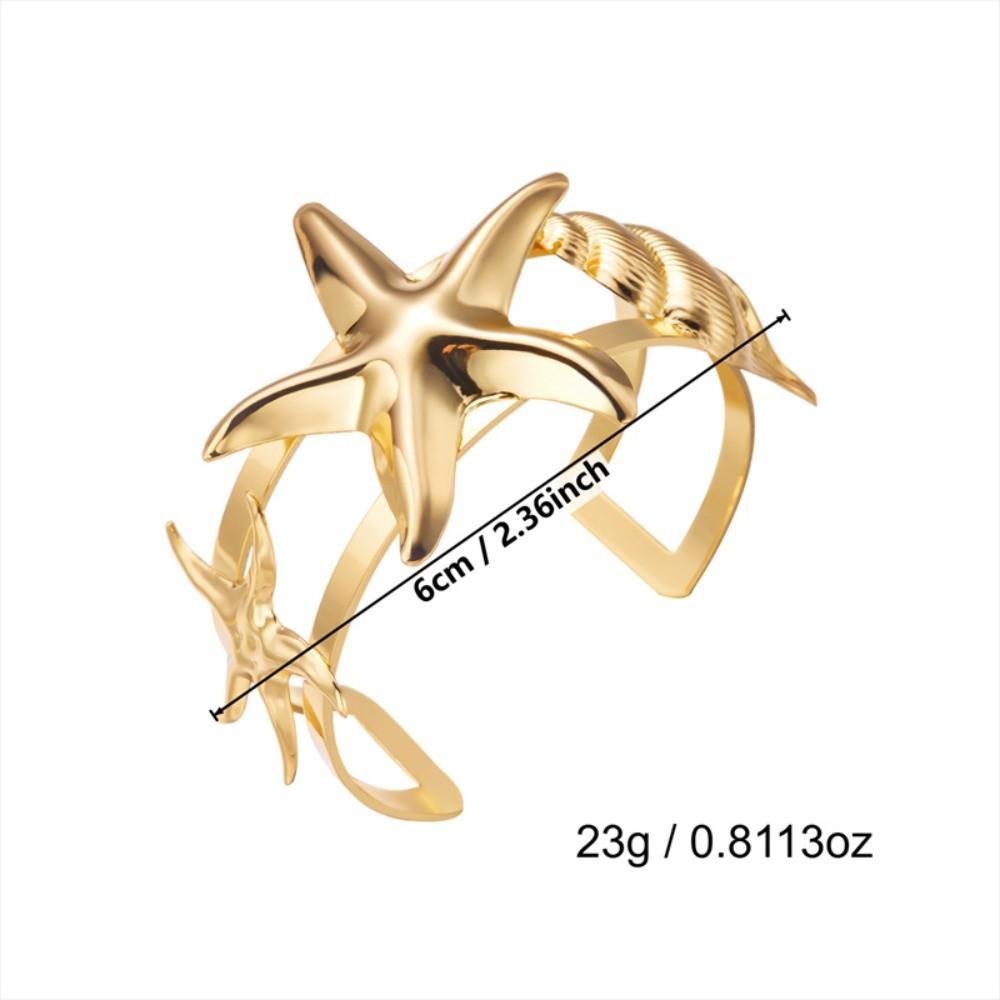 Bohemian Open Arm Bracelet Gold Color Opening Bracelet New Upper Arm Bangles Women