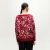 VEROMODA V-Neck Floral New Chinese Style Knit Sweater