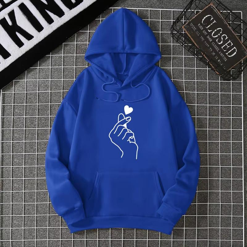 2025 Winter New Women's Hoodie High Street Unisex Style Double Pockets Sweatshirts Outerwear Plus-Size Women's Clothing CYXX241