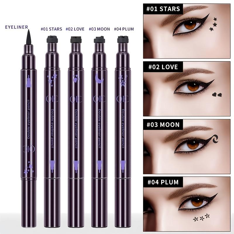 Star Moon Double-headed Embellished Eyeliner Seal Waterproof Quick-drying Long-lasting Makeup No Smudged Eyeliner