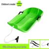 Durable Snowboard for Adults & Kids - Multi-Use Sled, Skateboard, and Sandboard with Cushion and Brake