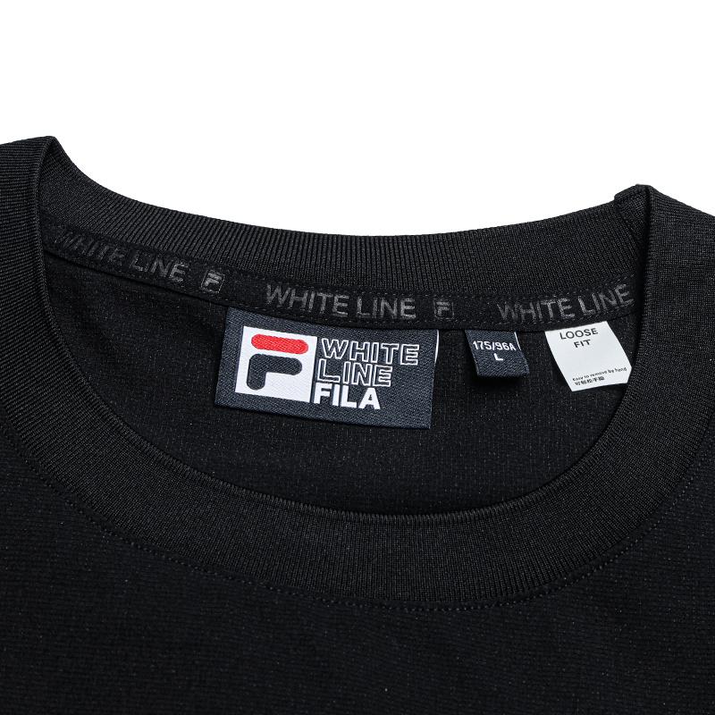 FILA Comfortable Fashionable Versatile T-Shirt Men tops White F11M633109FBK