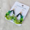 Bohemian Hand-Woven Earrings, Ethnic Style Crystal Earrings, Personalized Temperament, Ear Hook Earrings.