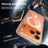 For Magsafe Phone Case For 18 17 16 15 14 13 12 Pro Max Magnetic Wireless Charge With Screen Protector and Lens Protector