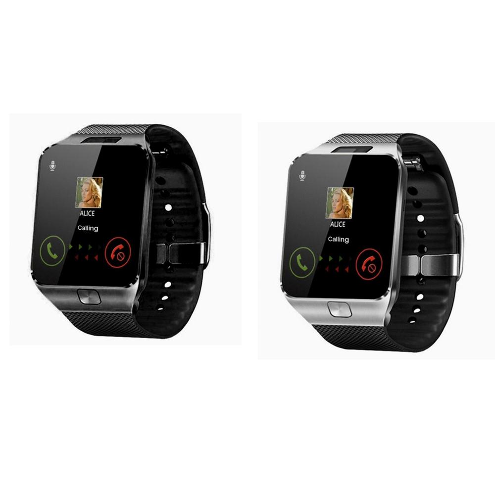 DZ09 Smartwatch Herren Damen Voll-Touchscreen Sport Wasserdicht Schrittzähler Smartwatch Mit Sim-Karte Android Uhr Verbunden Whatsap