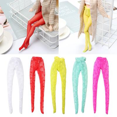 Pantyhose Elestic Legging Toy Pant Hose Dolls Accessories Love Heart Pattern Doll Silk Stockings