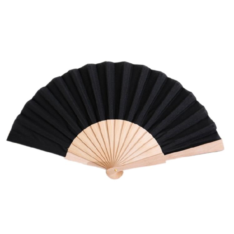 Elegant Foldable Fan With Single Color Silk Cover Practical Craftsmanship Perfect For Important Gatherings