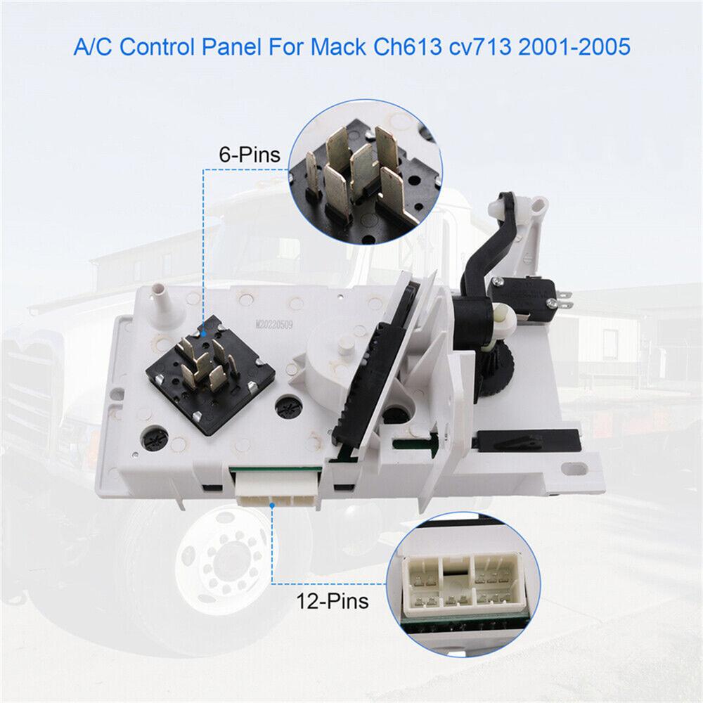 AC Control Panel 7787-880011 For Mack CH CL CV CX CXN612 CXN613 Truck Air 111225