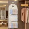Cute Panda Multi Layer Mesh Hanging Storage Bag Over The Door Closet Organizer For Lingerie Socks And Small Accessories