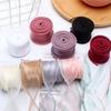 10Yards/Roll Chiffon Silk Ribbon Organza Satin For DIY Craft Gift Wrapping Decoration Wedding Bouquets Wreath Sewing Supplies