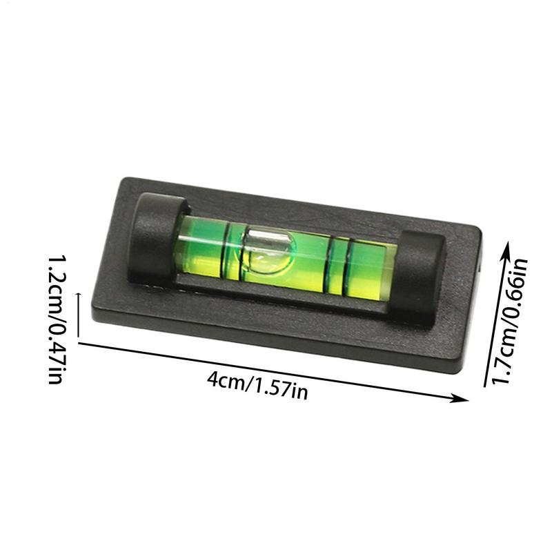Mini-Wasserwaage, Libellenwerkzeuge, präzise Ausrichtung, vielseitig, grün, quadratisch, Mini-Wasserwaage, Rahmen zum Aufhängen, Kalibrierung