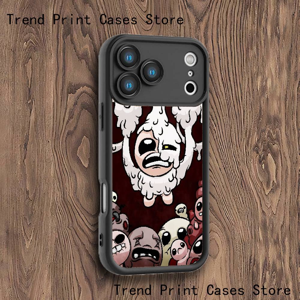 The B-Binding of I-Isaac Phone Case For iPhone 17,16,15,14,13,12,11,Pro,Max,Plus,X,XS,SE4,E,Mini Black Thickened border Case