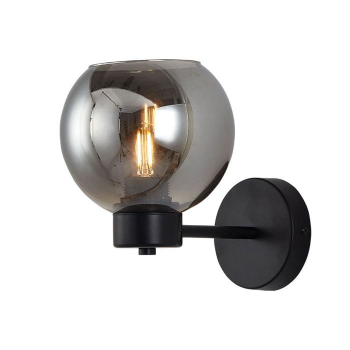 Wall Light - BRAYTRON - BV01-00053 - Smoked Glass - Modern Design - E27