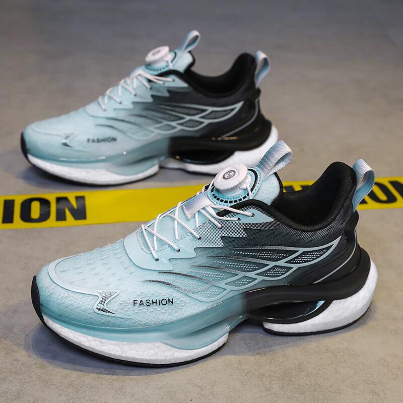 Putian men's shoes summer 2025 new platform running shoes wear-resistant rotating buckle casual basketball tide shoes