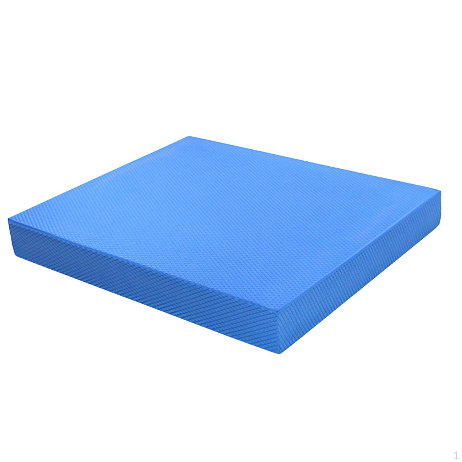 

Коврик для занятий йогой и фитнесом синий