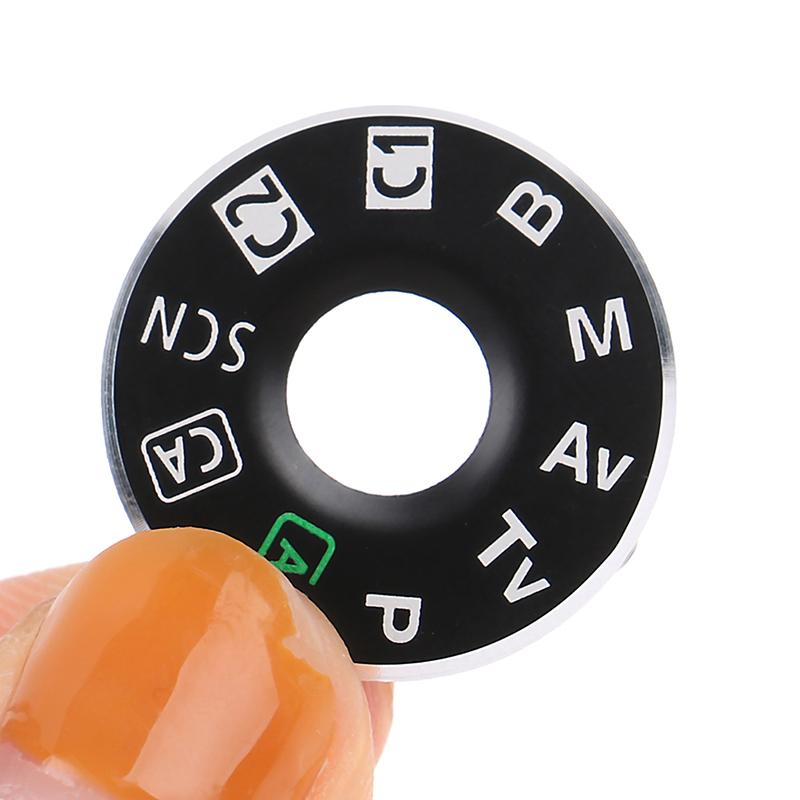 New Top Cover Button Mode Dial For 6D+3M Glue Camera Repair Parts Dial Turntable