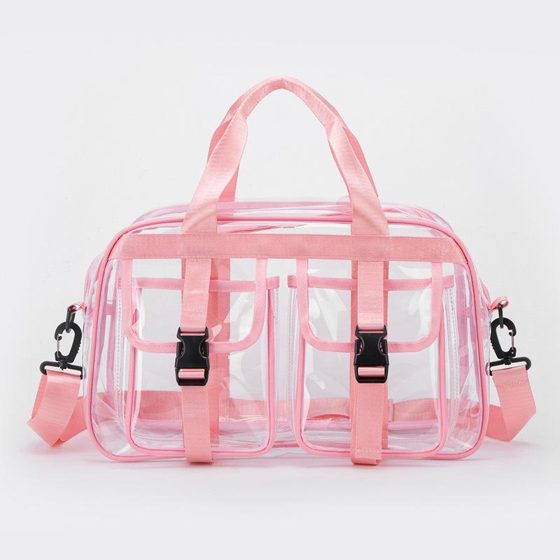 Women's 2025 Transparent PVC Backpack: Large Capacity, Waterproof Fashion Schoolbag